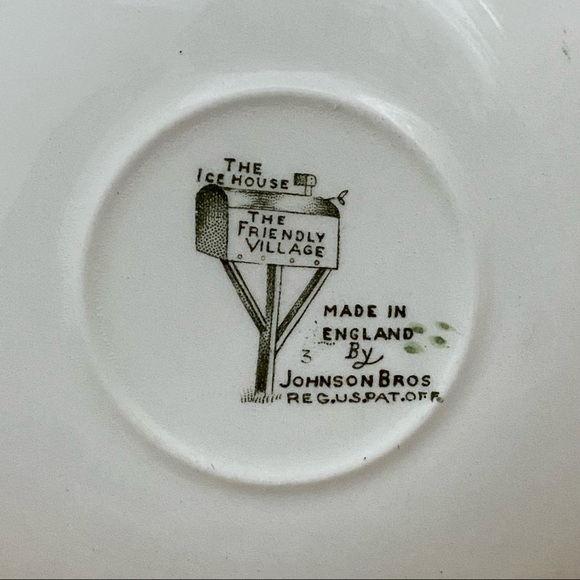 Vintage Johnson Bros The Friendly Village The Ice House Cup and Saucer Tea Set - Picture 12 of 12